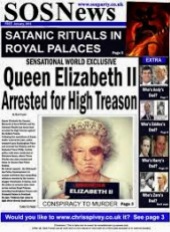 queen high treason front page