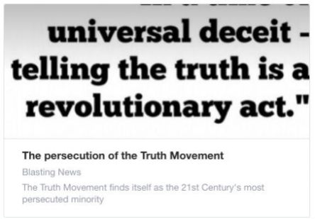 Persecution of the Truth Movement