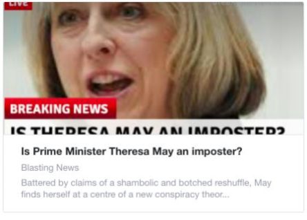 Is Theresa May an Imposter?